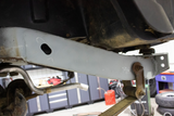 Rust Buster Shackle Mount Frame Repair Kit For 1987-1995 Jeep Wrangler RB2002 installed to the frame rail