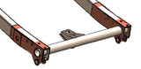 Diagram highlighting Rust Buster Frame Shackle Mount Repair Kit for 1987-1995 Jeep Wrangler RB2004