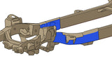 Diagram highlighting Rust Buster Front Frame Repair Kit For 2004-2008 Ford F150 RB7072