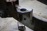 Side view of the Rust Buster Rear Cab Mount For 2004-2008 Ford F-150 RB7078 installed to the frame rail