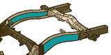 Diagram highlighting Rust Buster's Over-Axle Frame Stiffeners for 1995-2004 Toyota Tacoma RB7100