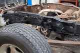 Rust Buster Over-Axle Frame Repair Kit For 1998-2003 Ford Ranger RB7207 installed to the frame rail, finished with a coat of RB9917