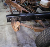 Rust Buster Rear Frame Repair Kit For 1988-1998 GM C/K-Trucks RB7301 installed to the frame rail