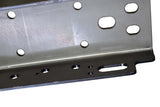 Close-up view of the holes on Rust Buster Rear Frame Repair Kit For 1988-1998 GM C/K-Trucks RB7301