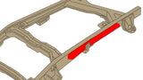 Diagram highlighting Rust Buster Over-Axle Frame Stiffeners For 1988-1998 GM K-Series RB7303