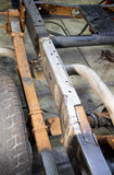 Side view of Rust Buster Over-Axle Frame Repair Kit For 1999-2006 GM Pickups RB7321 installed to the frame rail