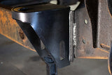 Side view of Rust Buster Rear Cab Mount For 1999-2013 GM Pickups RB7326 installed to the frame rail