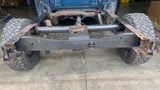 Rust Buster Rear Frame Crossmember For 1999-2013 GM Pickups RB7331 installed to the frame, as seen from the rear of the vehicle