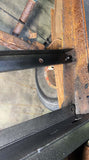 Rust Buster Spare Tire Rear Forward Crossmember Support For 1988-1998 C/K Trucks RB7332 bolted to the frame rail