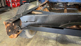 Rust Buster Spare Tire Rear Crossmember Support For 1988-1998 Chevy C/K Trucks RB7333 bolted to the left side of the frame rail