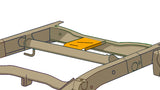 Diagram highlighting Rust Buster Spare Tire Plate For 1999-2013 GM Pickups RB7342