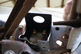 View from beneath Rust Buster Core Support Mount For 1973-1980 Chevy C/K10/K20 RB7360 installed to the frame