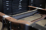 Rust Buster Spare Tire Crossmember For 1973-1980 Chevy C/K10 RB7361 installed to the frame, as seen from the mid-right side of the truck