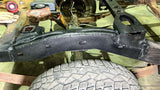 Opposing side angle of Rust Buster Over Axle Frame Repair Kit for 2004-2012 Colorado/Canyon RB7502 installed to the frame rail