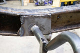 Opposing side view of Rust Buster Driveshaft Crossmember For 2001-2010 GM Pickups RB7813 welded to one of the frame rails