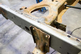 View from above Rust Buster Rear Frame Repair Kit For 2001-2010 GM Pickups RB7815 installed to the frame rail