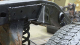 Close-up view of Rust Buster Over-Axle Frame Repair Kit For 1996-2002 Toyota 4Runner RB8411 installed to the frame rail