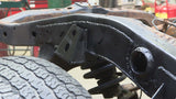 Additional close-up view of Rust Buster Over-Axle Frame Repair Kit For 1996-2002 Toyota 4Runner RB8411 installed to the frame rail