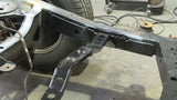 Close-up view of Rust Buster Spare Tire Crossmember For 2003-2009 Toyota 4Runner RB8424 installed to the frame