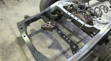 Wide angle of Rust Buster Spare Tire Crossmember For 2003-2009 Toyota 4Runner RB8424 installed to the frame