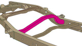 Diagram highlighting Rust Buster Fuel Tank Crossmember For 2000-2006 Toyota Tundra RB8626