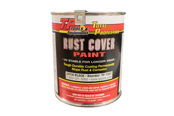 Total Protection Rust Cover Paint 1 US Quart - Satin Black RB9909